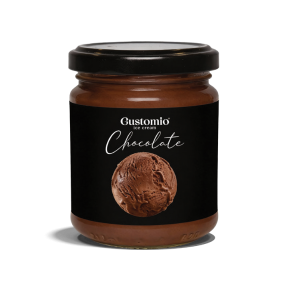 Ice cream jar Chocolate